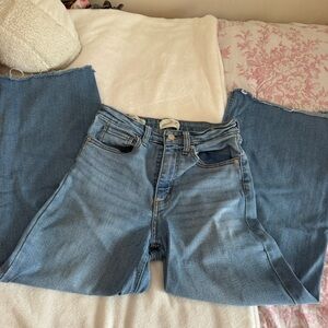 Universal Thread High Waisted Wide Leg Ankle Jean